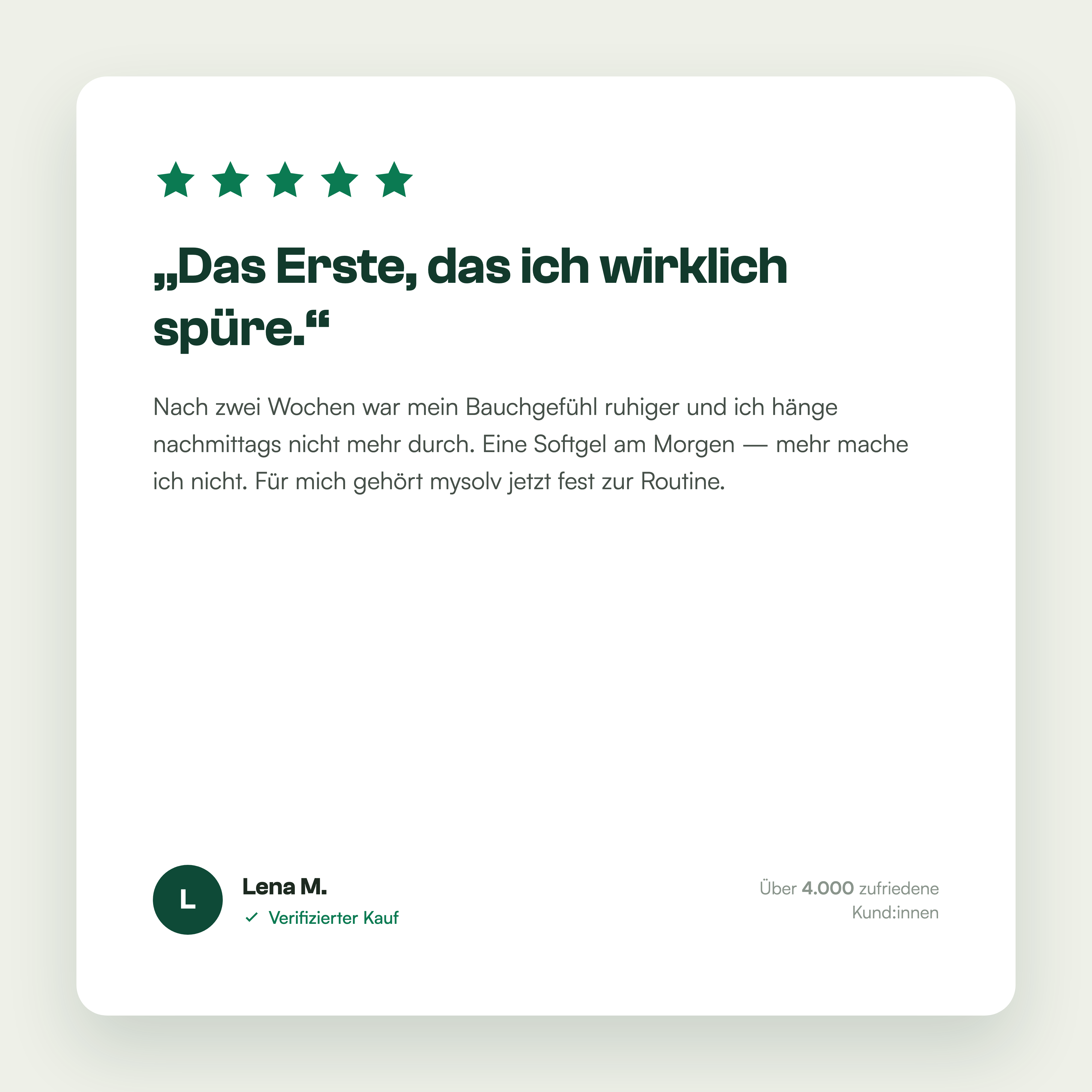 Kundenbewertung mysolv DETOX COMPLEX