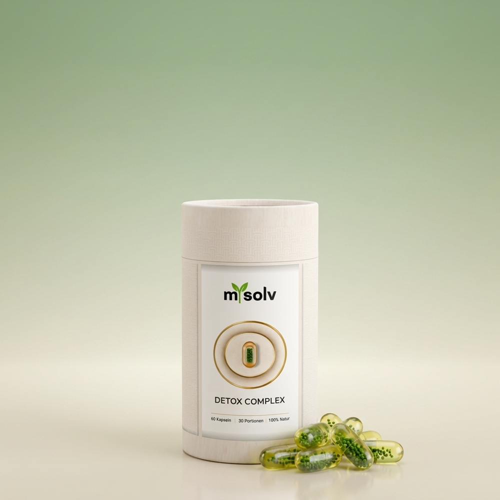 mysolv® DETOX COMPLEX – 4-in-1 Softgel mit Kapseln
