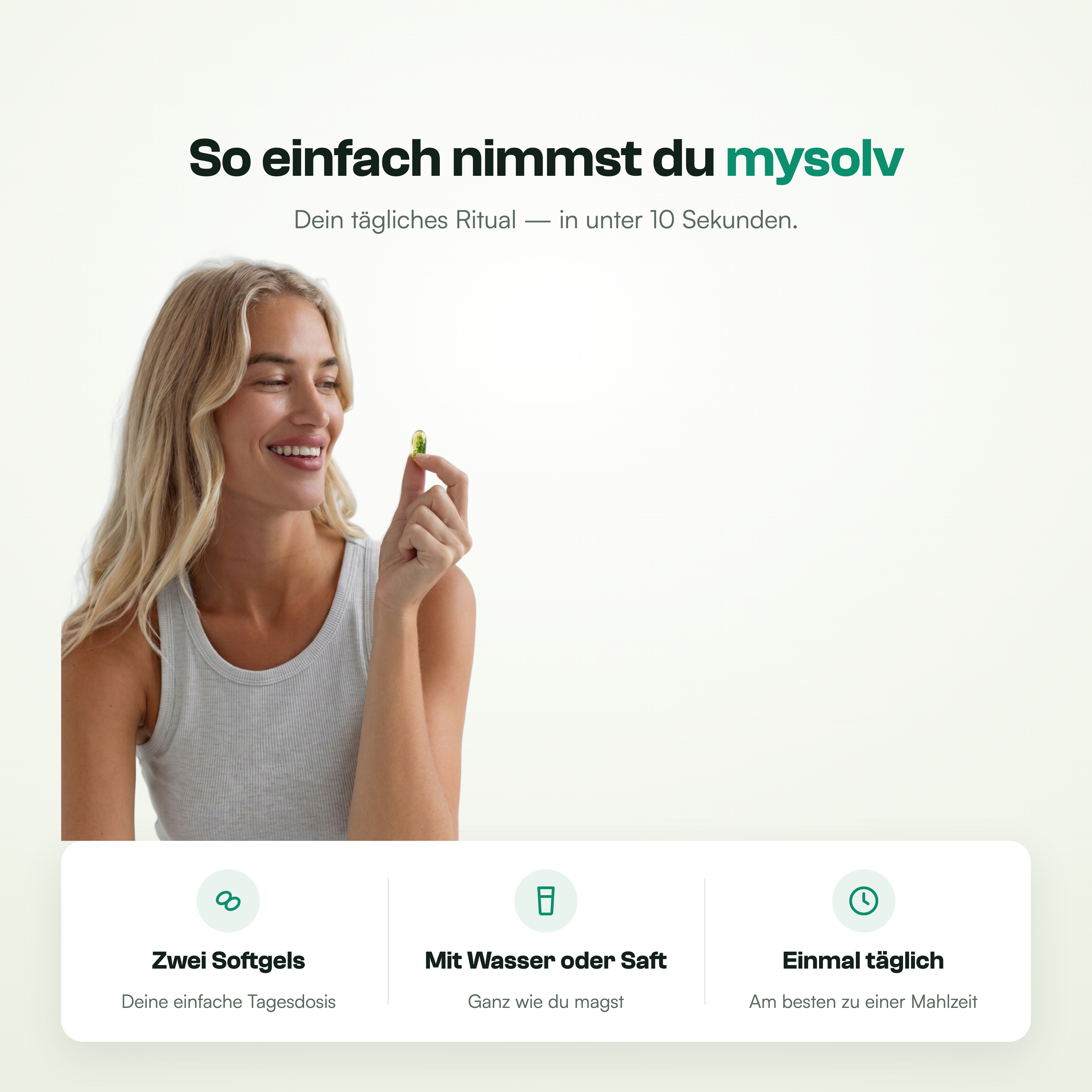 So nimmst du mysolv – dein tägliches Ritual
