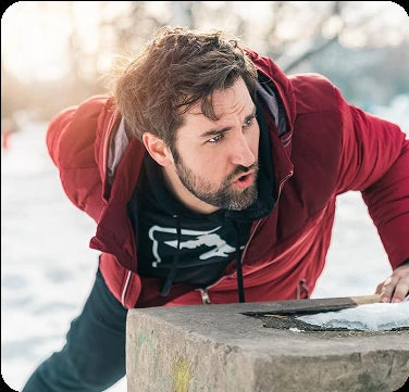 Aktive Person beim Sport im Freien