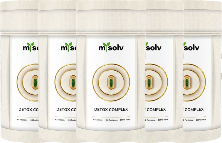 3 Dosen + 2 Gratis-Dosen mysolv DETOX COMPLEX